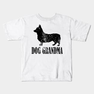 Corgi Dog Grandma Kids T-Shirt